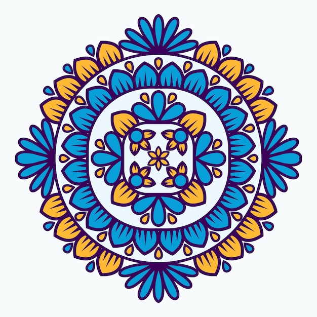 Vector nuevo diseño de mandala