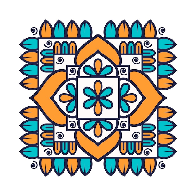 Vector nuevo diseño de mandala