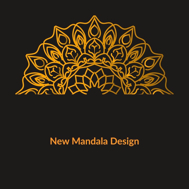 Vector un nuevo diseño de mandala