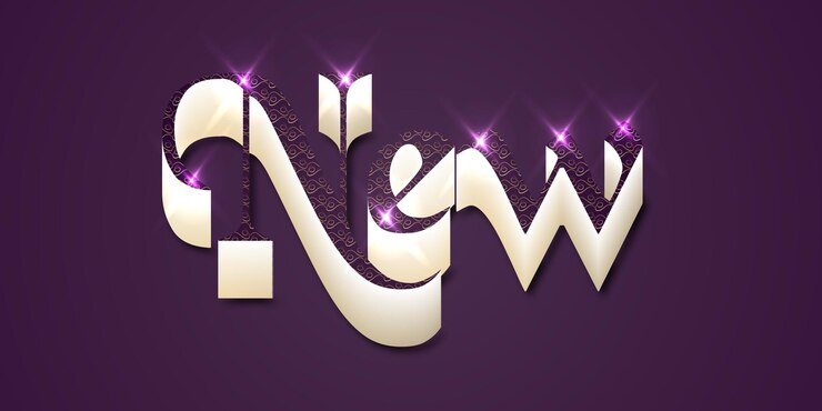 Vector nuevo efecto de texto editable estilo de texto 3d dorado moderno