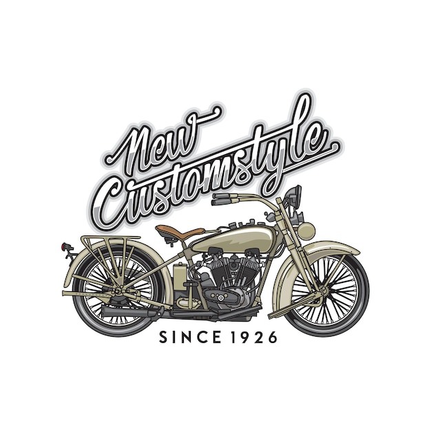 nuevo estilo logo vieja moto