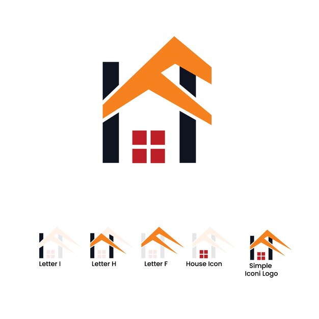 Nuevo logotipo icónico creativo