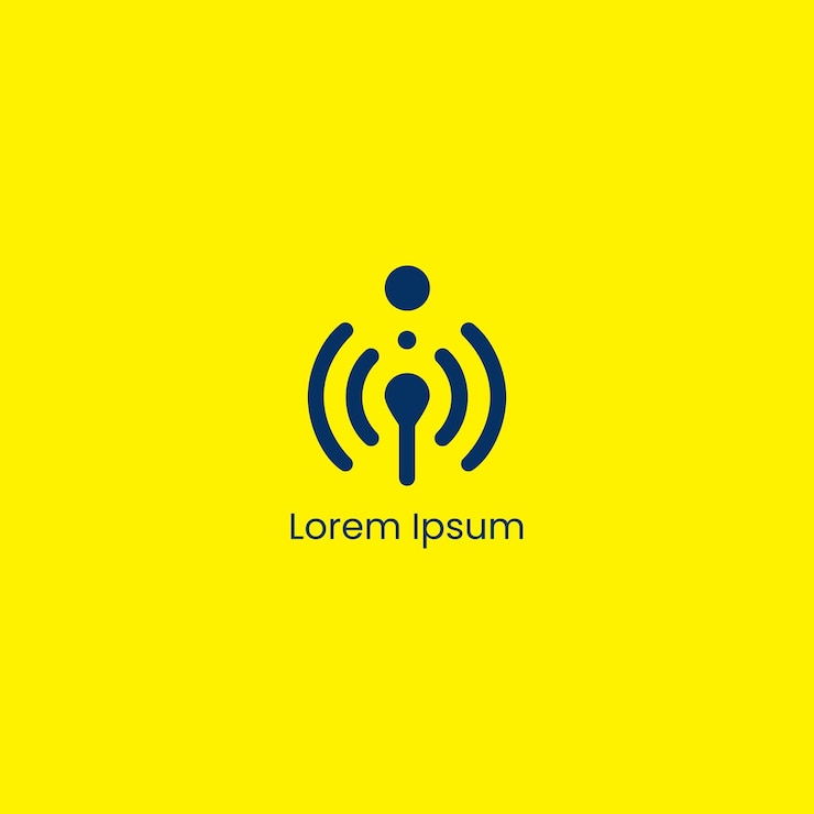 Vector el nuevo logotipo moderno de wi-fi