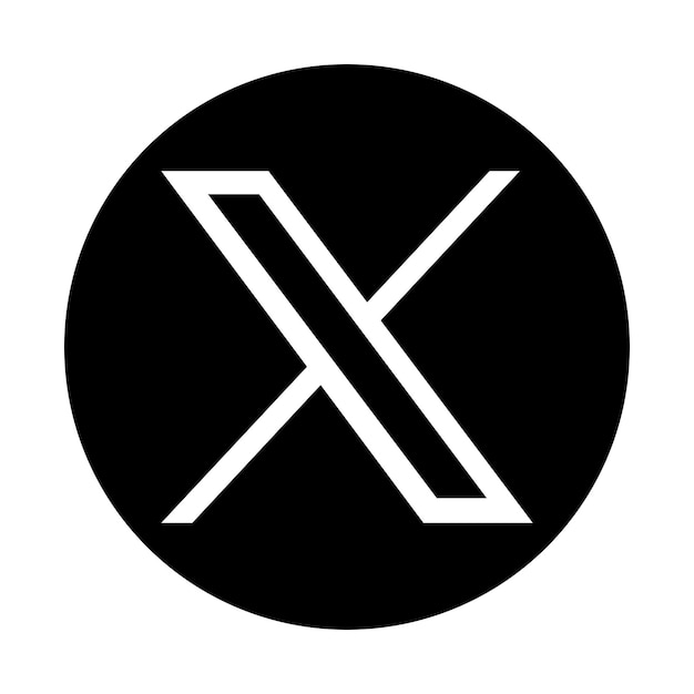 Vector nuevo logotipo de twitter x 2023 descarga de vector oficial del logotipo de twitter x