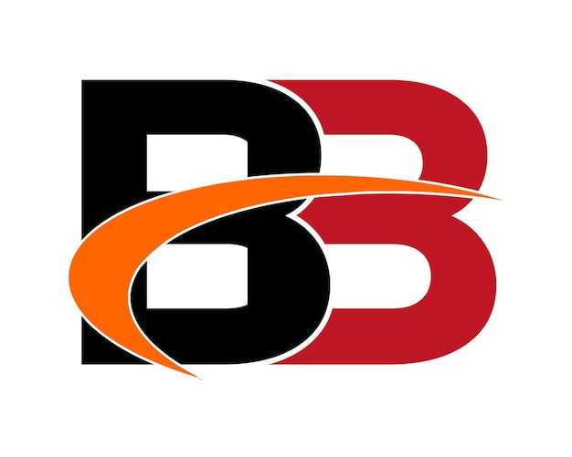 NUEVO MEJOR BB creativo inicial último logotipoBB abstractoBB último vector DiseñoBB Monograma diseño de logotipo