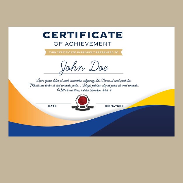 Nuevo modelo de certificado de logro