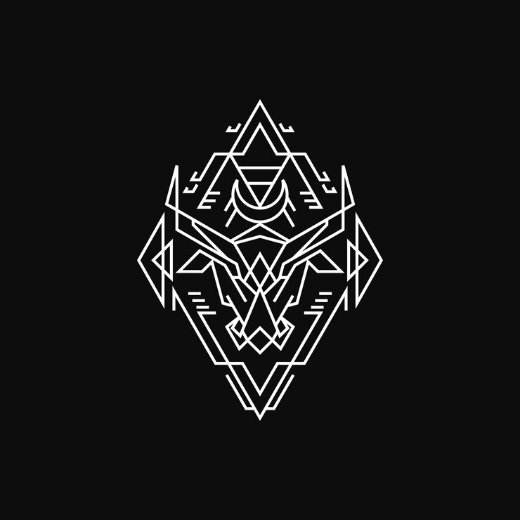 Vector nuevo signo del zodíaco tauro
