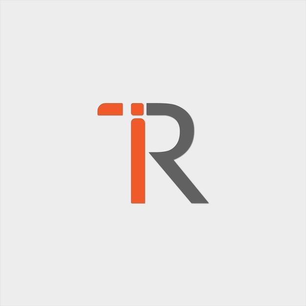 El nuevo vector de diseño del logotipo TR l