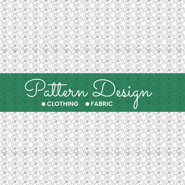 nuevo vector de diseño de patrones florales