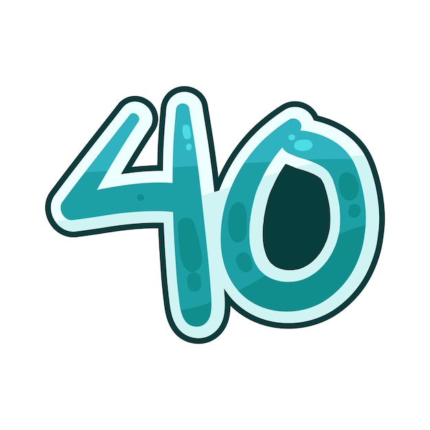 el número 40