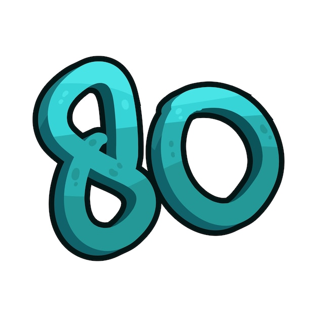el número 80