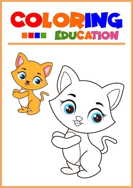 Número para colorear para el aprendizaje de los niños.