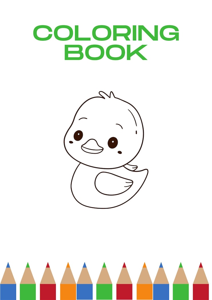 Vector número dibujado a mano kawaii libro para colorear ilustración alfabeto animal y frutas con palabra para niños