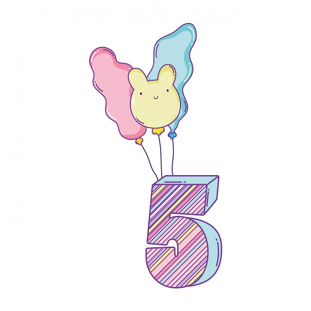 Número de vela de cumpleaños