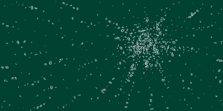 Vector números de caída concepto de estudio de matemáticas con vuelo