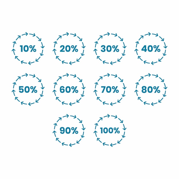números de diseño de 10 a 100