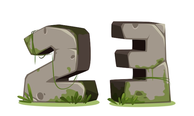 Numeros de piedra