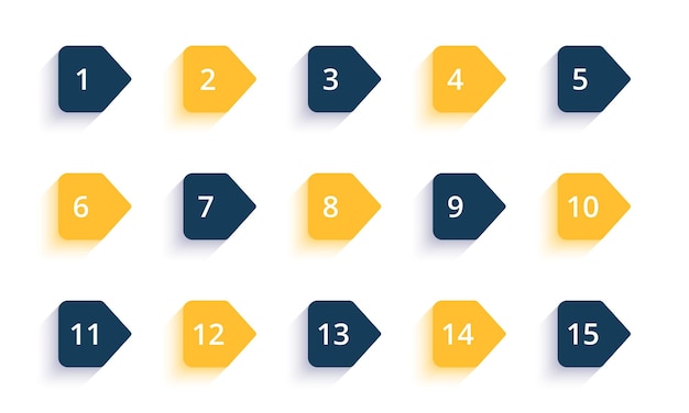 Números de puntos de bala vectoriales de fondo