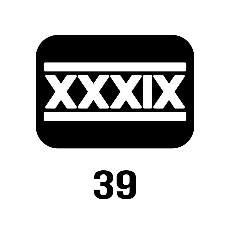 Vector números romanos icono vector plantilla logo diseño plano de moda