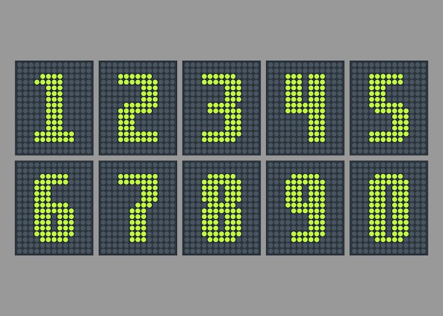 números vectoriales en el marcador electrónico4