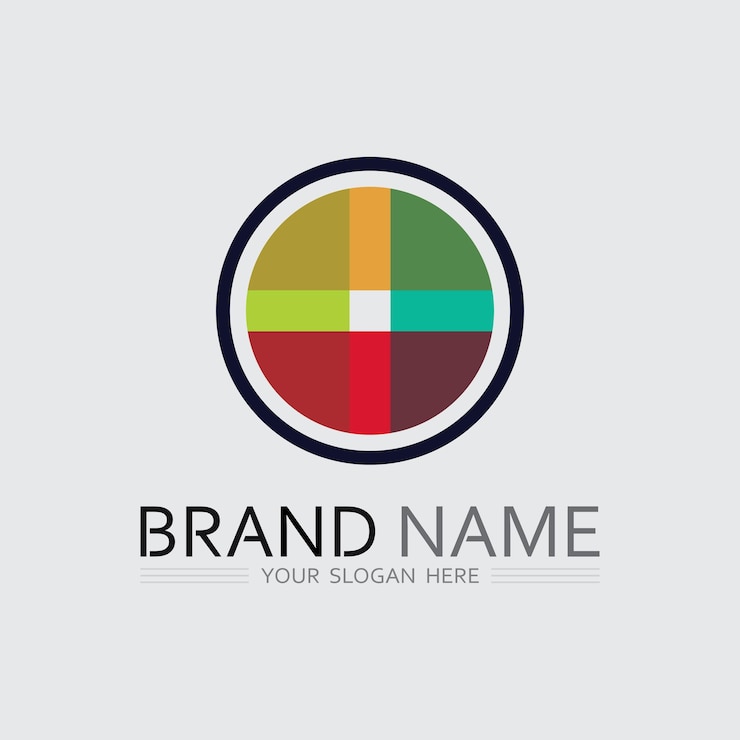 Vector o anillo logo negocio y círculo logo diseño vector