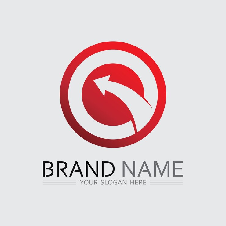 Vector o anillo logo negocio y círculo logo diseño vector