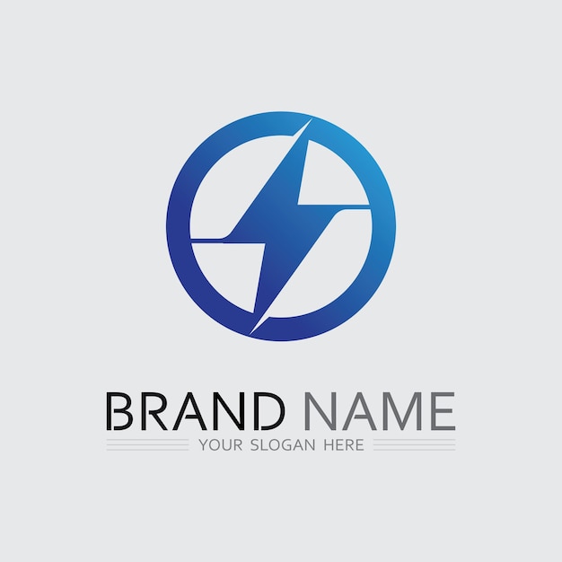 O anillo logo negocio y círculo logo diseño vector