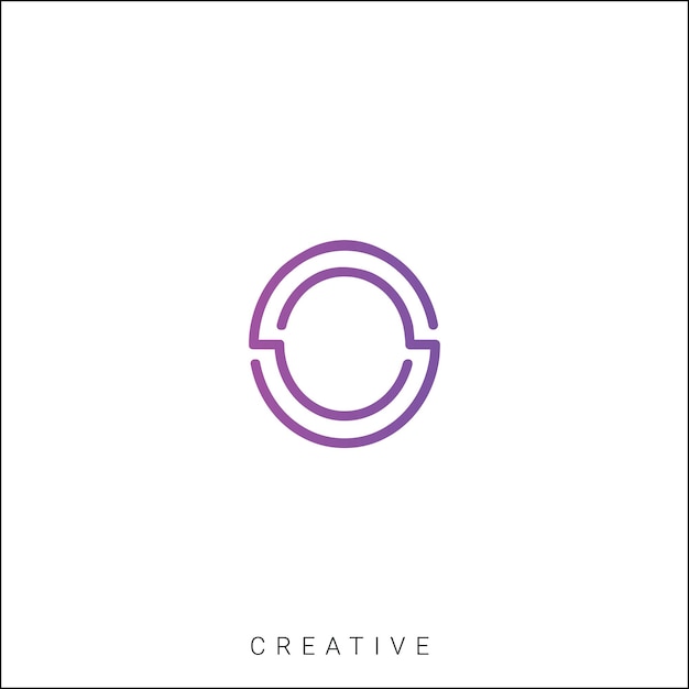 O Diseño creativo de logotipo Branding Diseño de logotipo Ilustración vectorial Diseño moderno Diseño de monograma