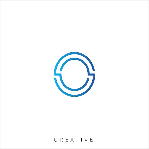 O Diseño creativo de logotipo Branding Diseño de logotipo Ilustración vectorial Diseño moderno Diseño de monograma