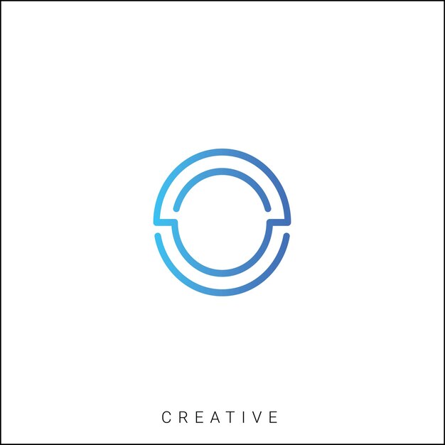 O Diseño creativo del logotipo Diseño mínimo del logotipo Diseño clásico Vector último diseño del logotipo Monograma