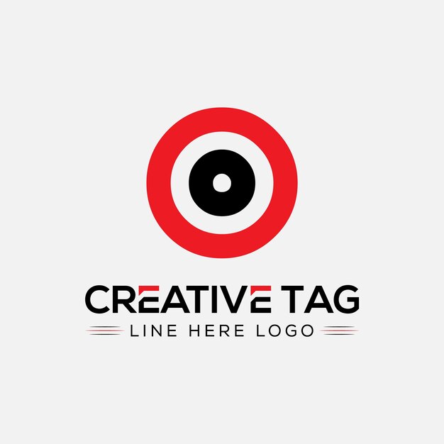 O Diseño de letras de logotipo con íconos creativos y para descarga gratuita