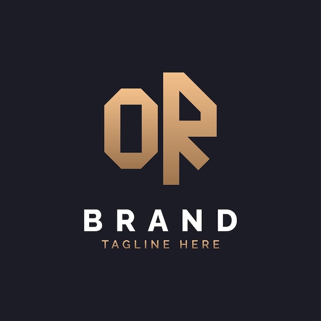 O diseño de logotipo Moderno Minimal Elegante y lujoso O logotipo Letra alfabética O diseño de Logotipo para la identidad empresarial corporativa de la marca