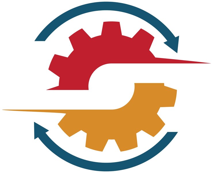 Vector o gear moderno abstracto logotipo de la empresa
