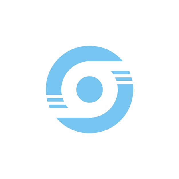 O logotipo de diseño vectorial
