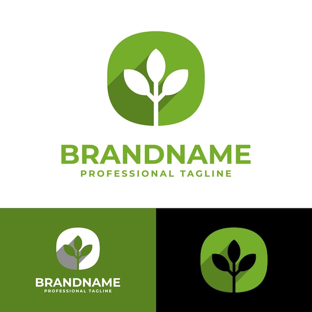 O Logotipo de la naturaleza adecuado para cualquier negocio relacionado con la naturaleza con la letra O inicial