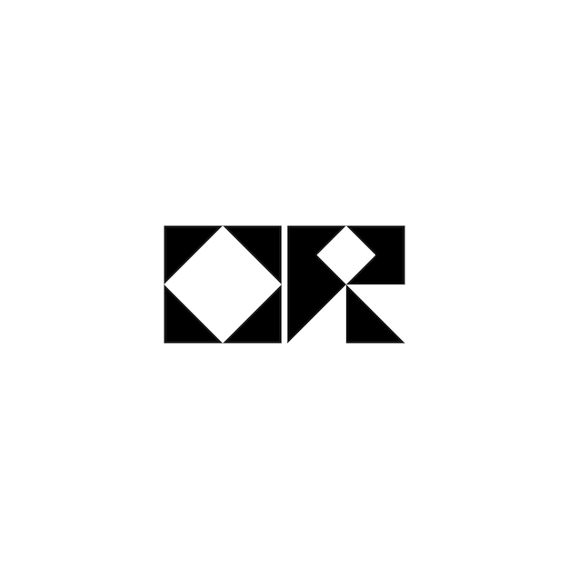 O monograma diseño de logotipo letra texto nombre símbolo monocromo logotipo alfabeto carácter simple logotipo