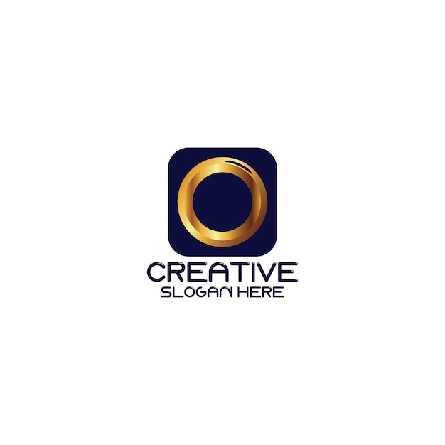O Signo letra Logo letra inicial O plantilla de diseño de logotipo iconos para negocios de lujo elegante simple