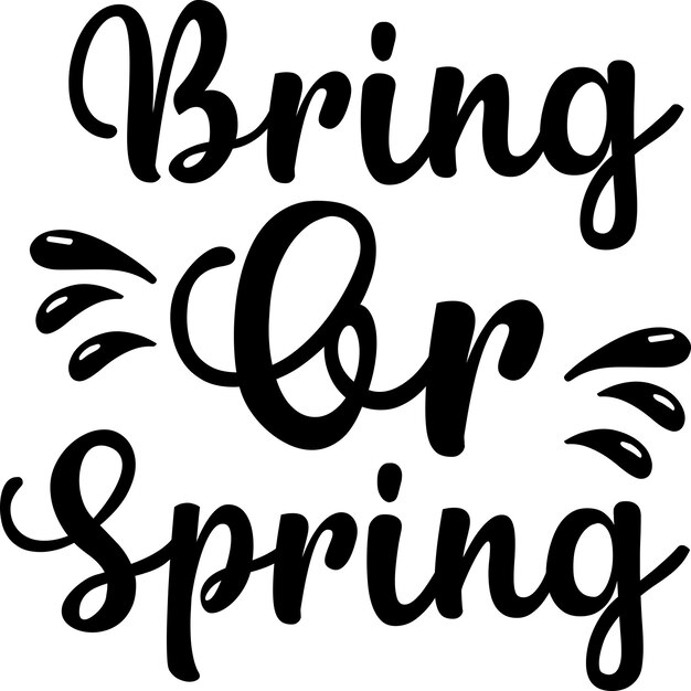 o traer la primavera