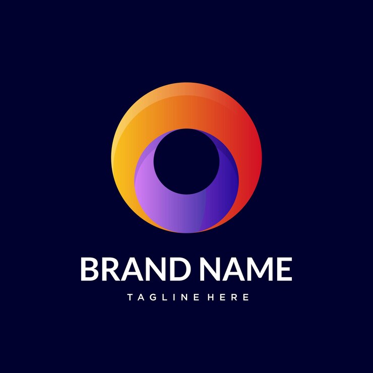 Vector o vector de diseño de logotipo de gradiente