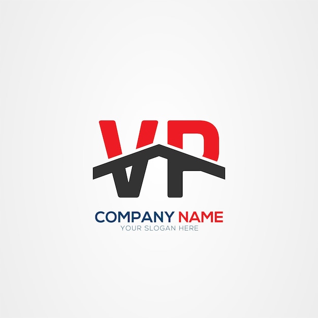 o VP Creative Modern Letters Elemento de diseño del logotipo