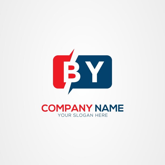 o YB Creative Modern Letters por el elemento de diseño del logotipo