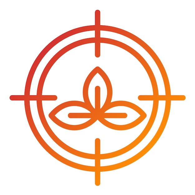 Objetivos de sostenibilidad del diseño vectorial Estilo del icono
