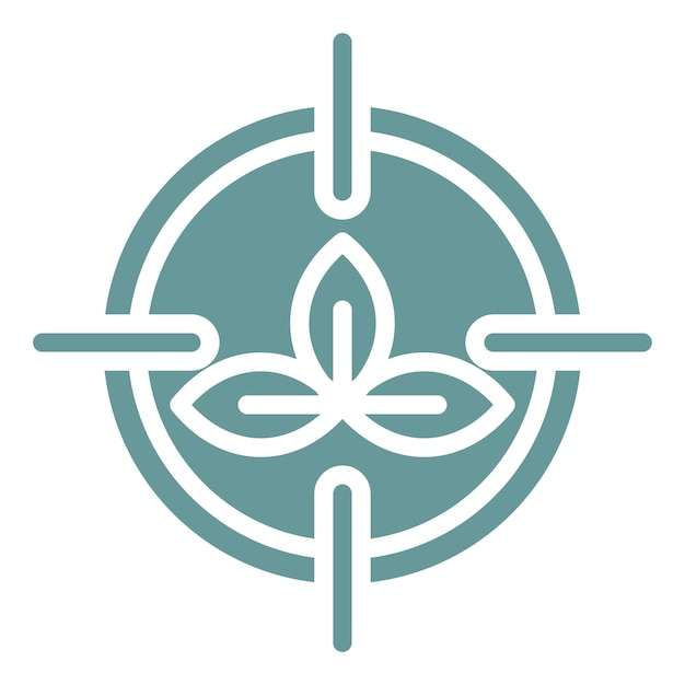 Objetivos de sostenibilidad del diseño vectorial Estilo del icono
