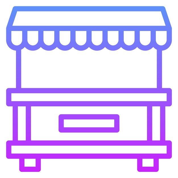 un objeto azul y púrpura con una parte superior azul y rosa que dice la palabra