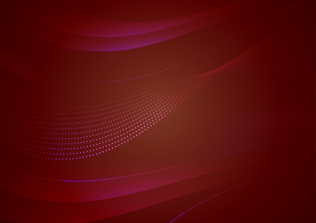 Objetos de fondo abstractos dinámicos y colores de gradiente