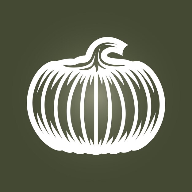 Obra de arte de moda de calabaza elegante ilustración vectorial abstracta colorido diseño aplicable