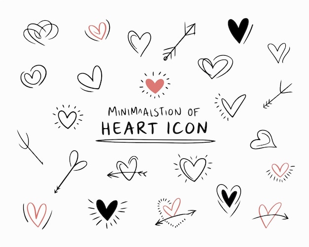 Obra artística de Adobe Illustrator en forma de corazón