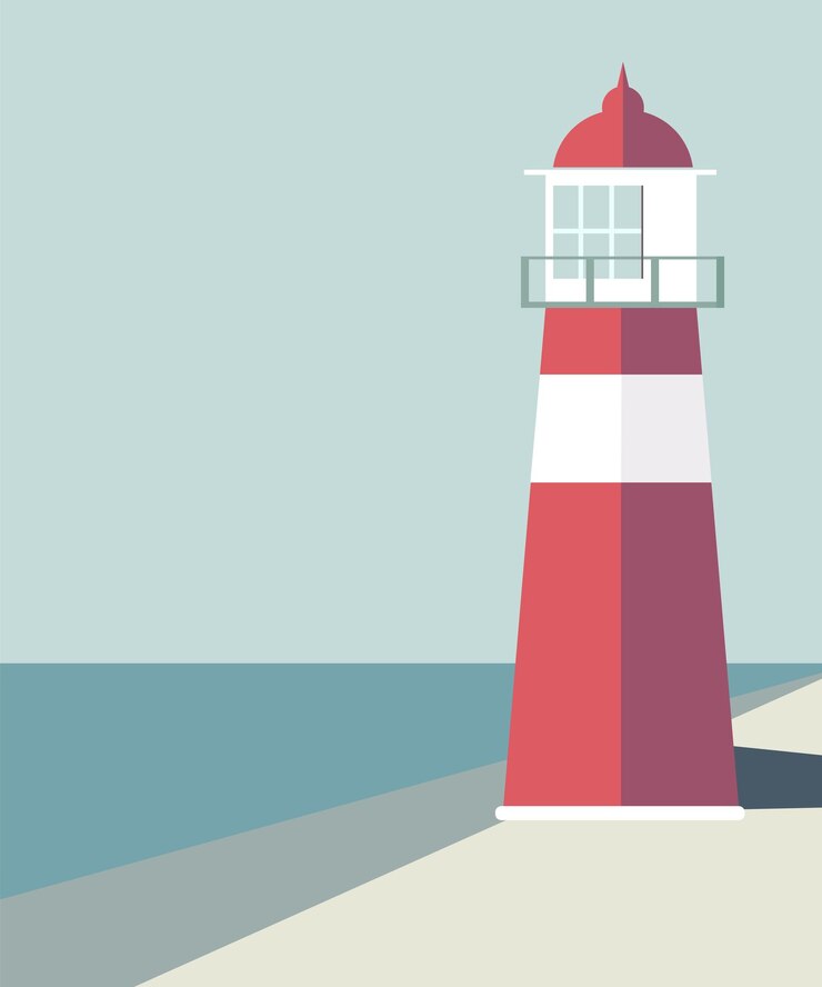 Vector obras de arte de faros