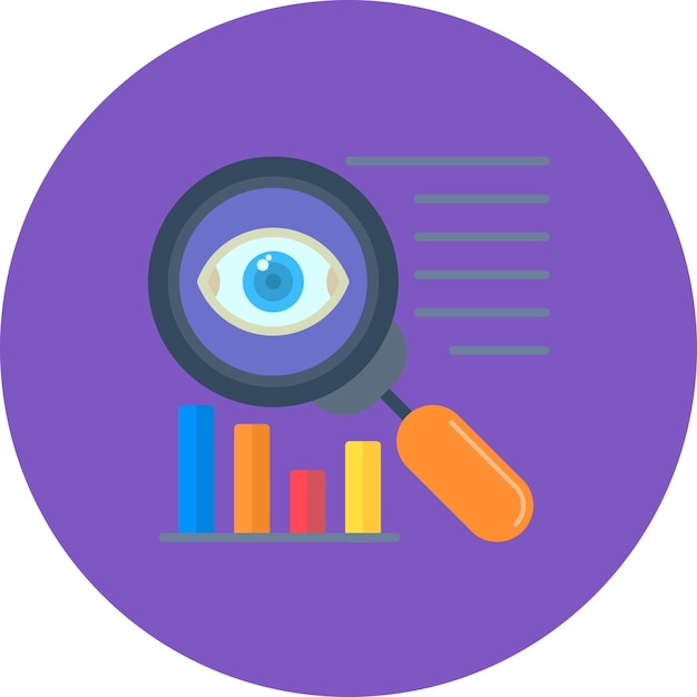 Observación Ilustración plana