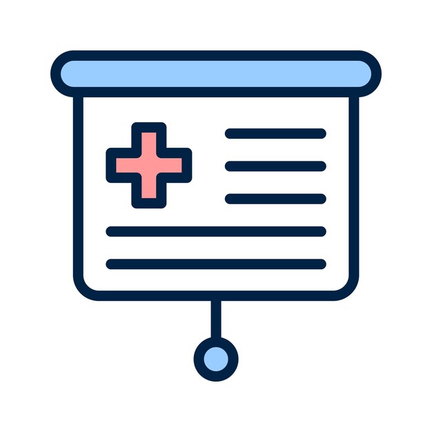 Obtener este icono creativo de la presentación médica